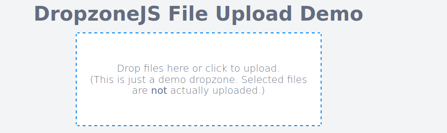 Laravel 8 Dropzone.js Upload Example