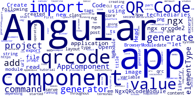 Create a QR Code Generator with Angular 10/9