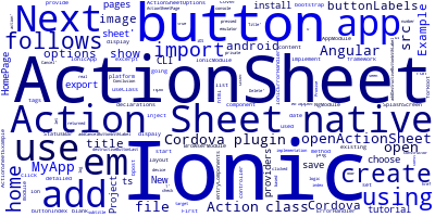 Ionic 5/Angular Action Sheet Example with Cordova and Ionic Native 5