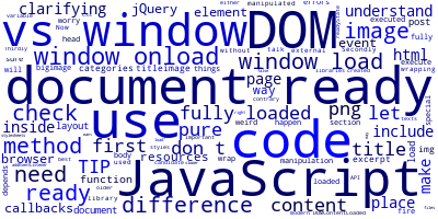 [TIP] $(document).ready() vs window.onload() vs $(window).load()