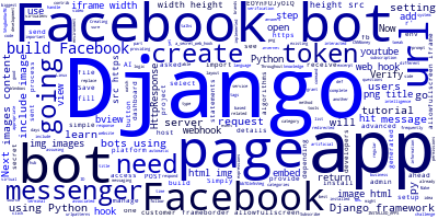 Build Facebook messenger bots with Python and Django 