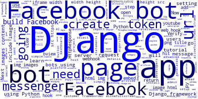 Build Facebook messenger bots with Python and Django