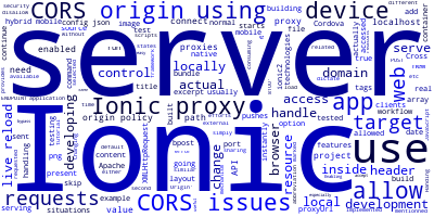 handling CORS with The Ionic 5 Proxy