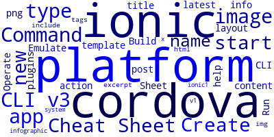 Ionic CLI v3 - Command Cheat Sheet