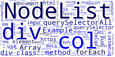 querySelector, querySelectorAll and forEach By Example