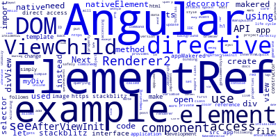 Angular 10/9 ElementRef/ViewChild/Renderer2 By Example