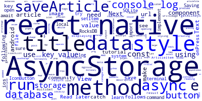 Saving data in local databases with AsyncStorage & React Native