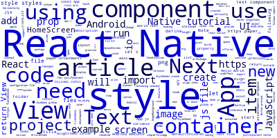 React native tutorial & example