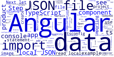 Import & Read Local JSON Files in Angular 7/8 and TypeScript 2.9+
