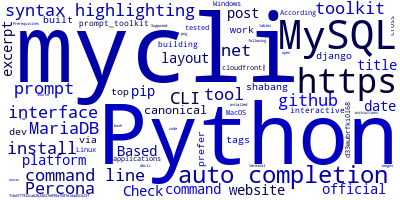 MyCLI: A MySQL CLI Based on Python with Auto-completion and Syntax Highlighting