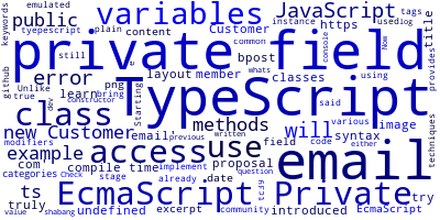 TypeScript 3.8 EcmaScript Private Fields/Variables by Example
