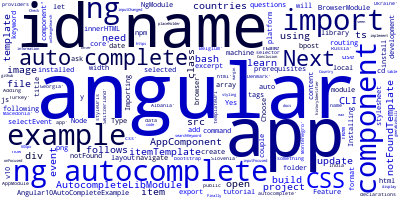 Angular 10 Auto-Complete Example