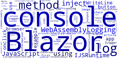 Blazor WebAssembly Logging: Console Log Example