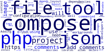 adding comments in json