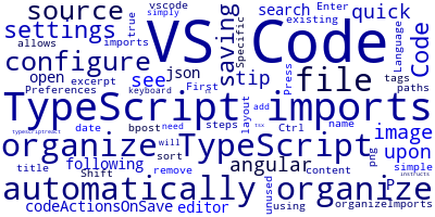 VS Code: Automatically Organize TypeScript Imports