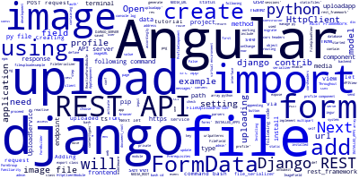 Angular 10 and Django 3 Image Files Upload with FormData