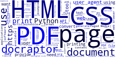 Convert HTML to PDF with Python