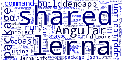 Angular 14 monorepo with lerna, npm workspaces and Git